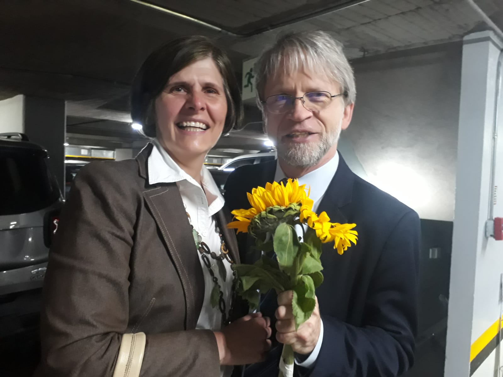 Viviana Barberena y Antanas Mockus