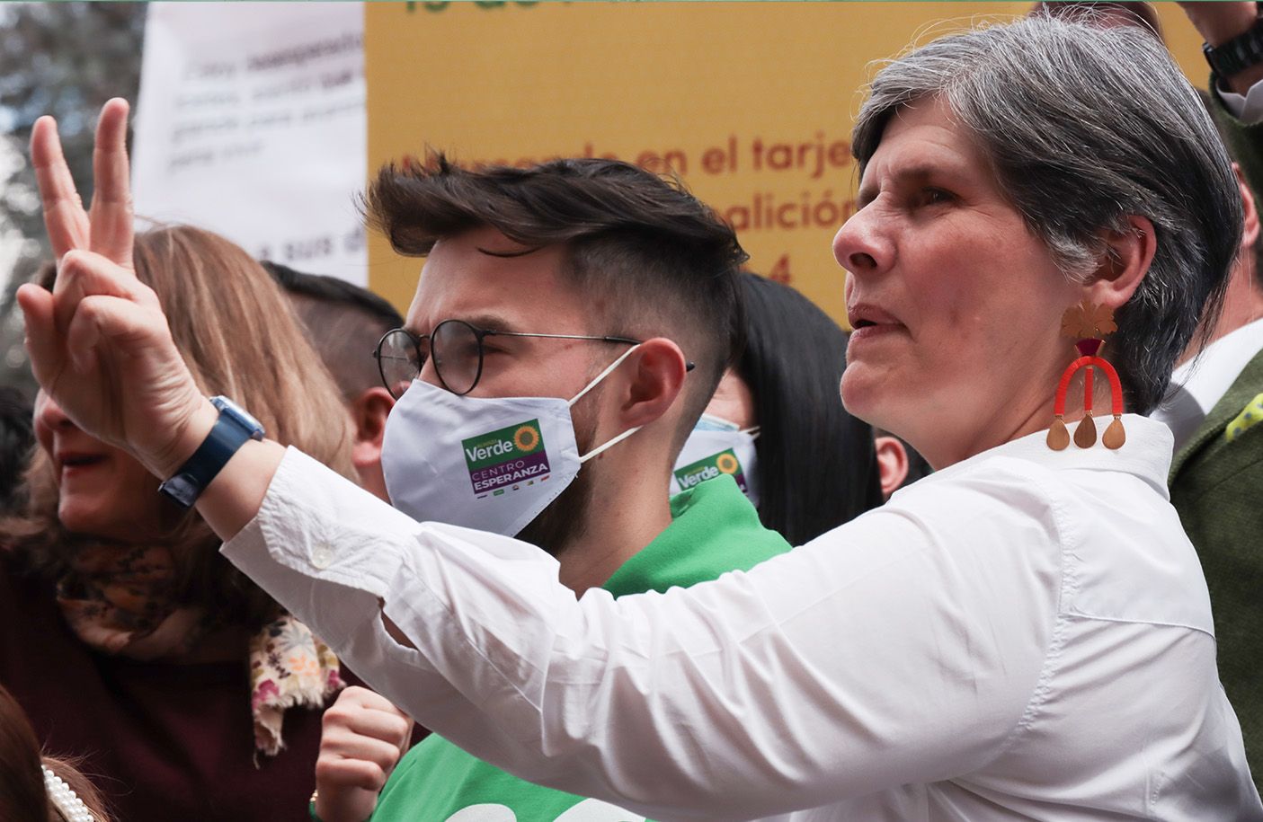 Viviana Barberena en el Lanazmiento de lista al Senado 2022