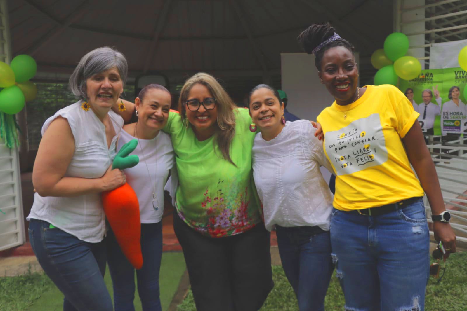 Viviana Barberena de visita en Cali