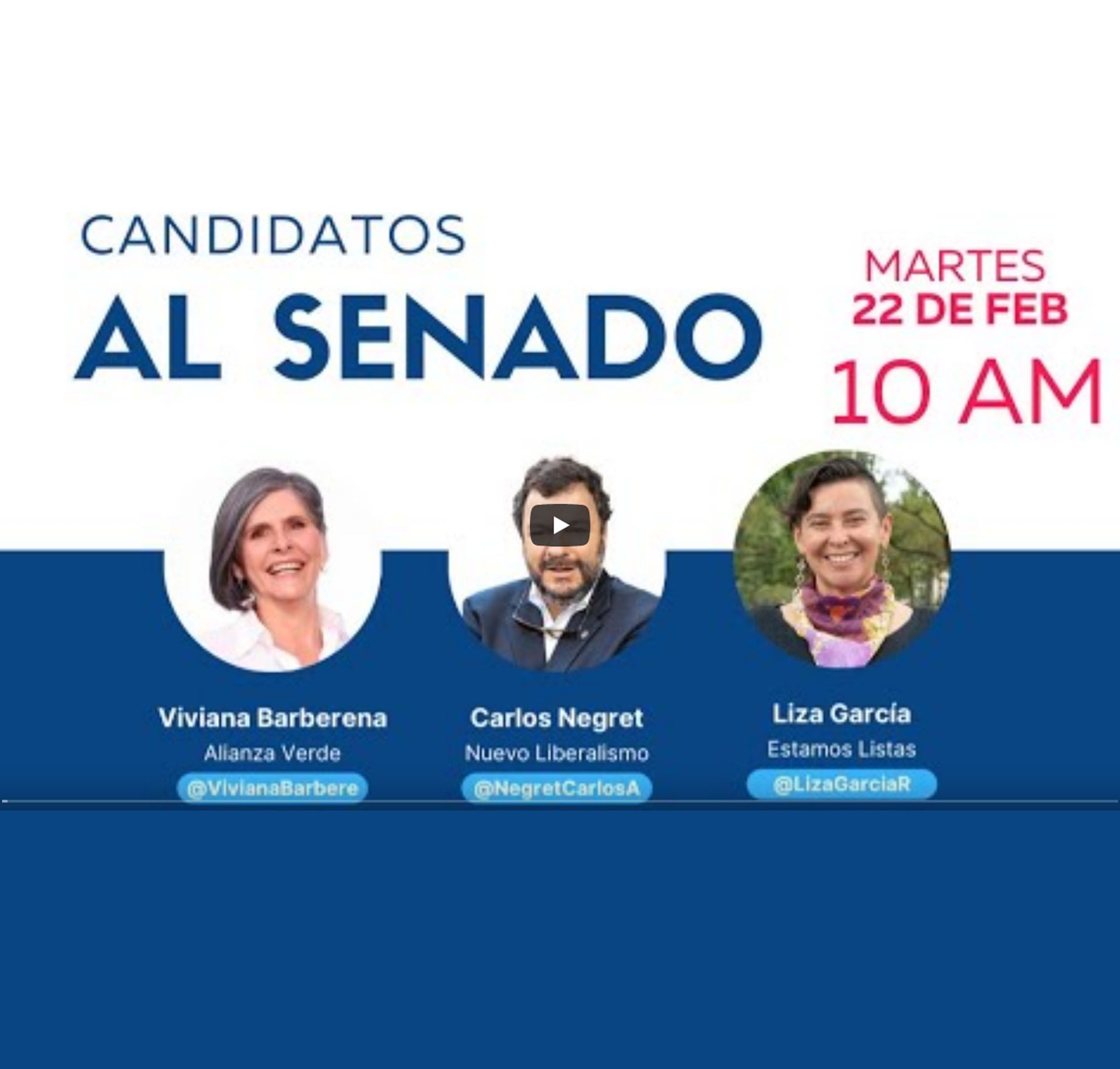 Entrevista a Viviana Barberena, Debates Colombia Aquí y Ahora, No Bote El Voto: Canditados al Senado 2022- fuente Uniminuto Radio